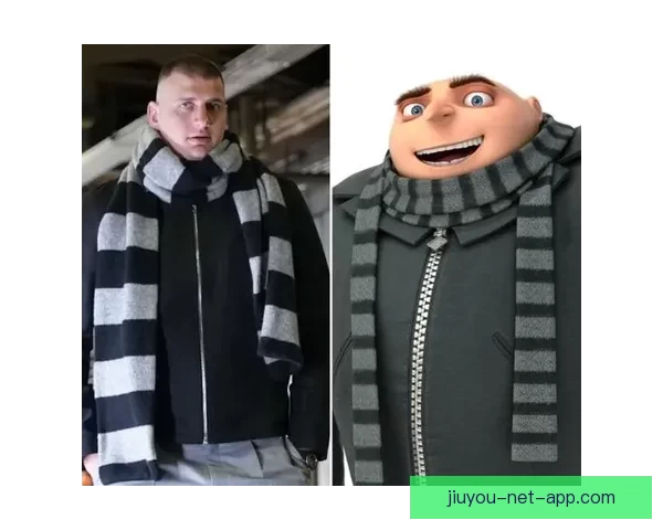 约基奇赛后穿小黄人拖鞋接受采访 曾化身格鲁角色展现幽默风采